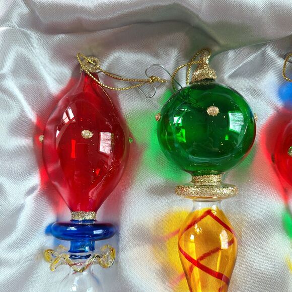 Vintage Thomas Pacconi Classics Museum Series Icicle Christmas Ornaments w/ COA - Picture 7 of 10